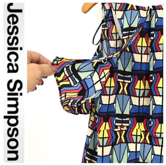 💕SALE💕NWT Jessica Simpson Multi Color Sundress - Picture 5 of 8